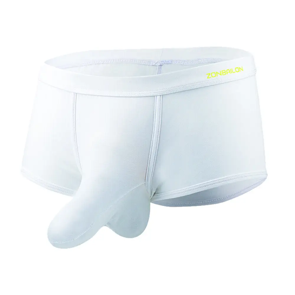 Zonbailon Men's Comfortable Boxers Briefs Elephant Nose Low Rise Underwear For Men