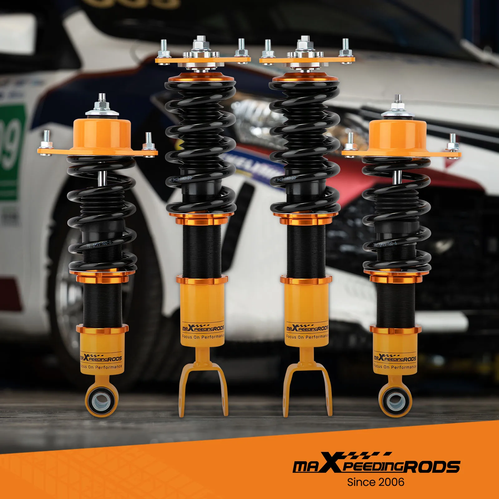 MaXpeedingrods Coilovers Suspension Spring Shock Kit For Mazda RX8 SE3P 03-2012 Shocks Struts Shocks Absorber Front Rear Spring