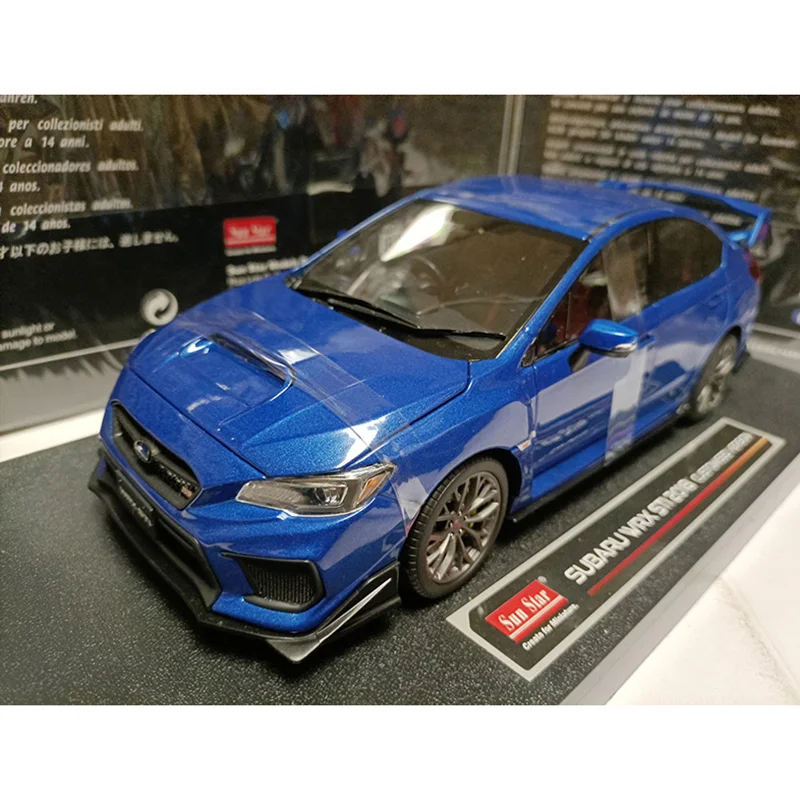 1:18 Scale Subaru WRX STi 2018 Alloy Car Model Collection Ornaments