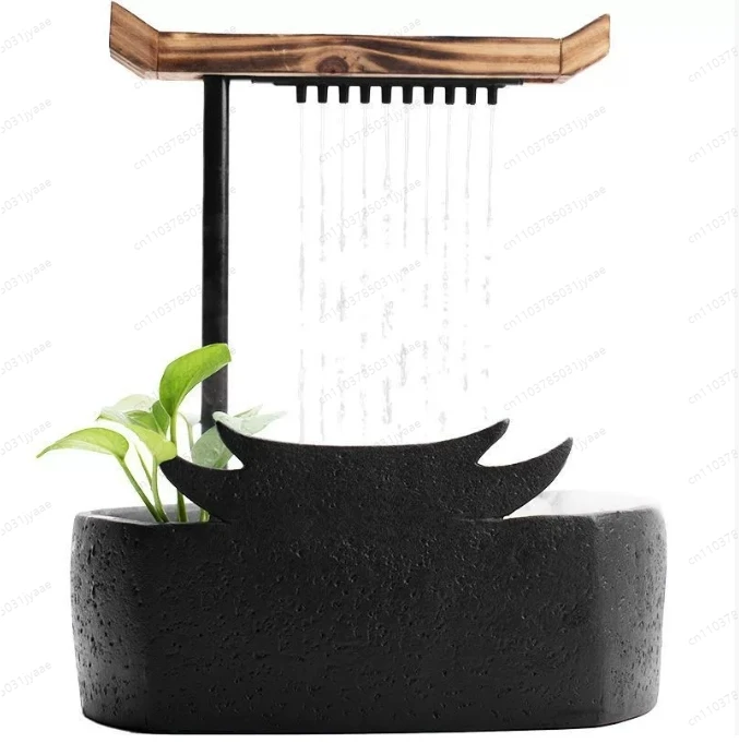 

Chinese-style Flowing Water Ornaments Ceramic Circulating Water Pumping Water Fountain Fountain Lucky Feng Shui Living Room