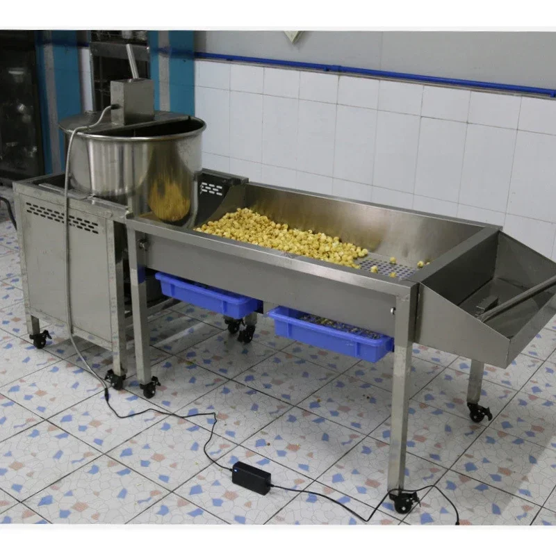 Sphericity Fuel Gas Popcorn Machine Commercial Fully Sutomatic Large Restaurant Stainless Steel Make Manufacture Popcorn Equipme