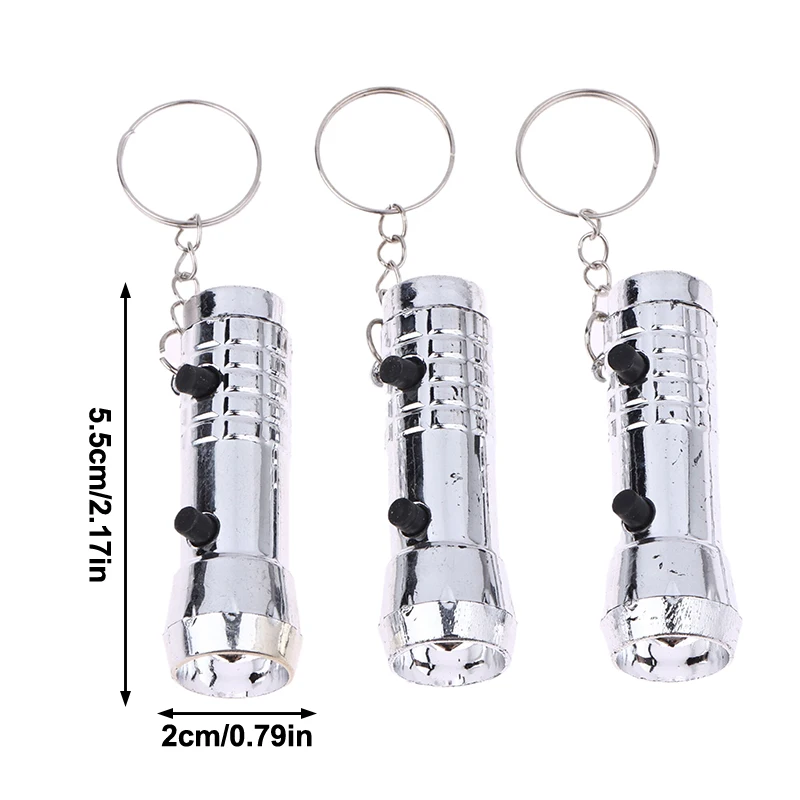 1/5/10 قطعة 2 في 1 سلسلة مفاتيح LED صغيرة LED مصباح شعلة والأشعة فوق البنفسجية الأرجواني مصباح يدوي كيرينغ للكشف عن المال جيب صغير المشاعل