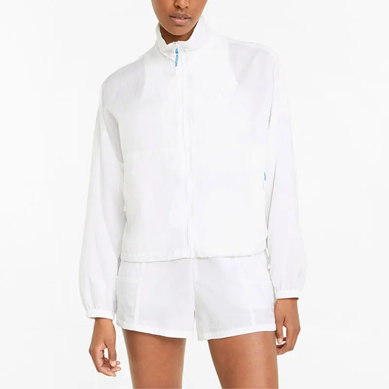 

Puma genuine New Women's Stand Collar Loose Woven Sports Jacket 536370-02