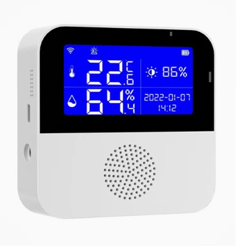 Doodle WiFi inteligente sensor de temperatura e umidade ZigBee termômetro eletrônico bebê celular alarme em tempo real