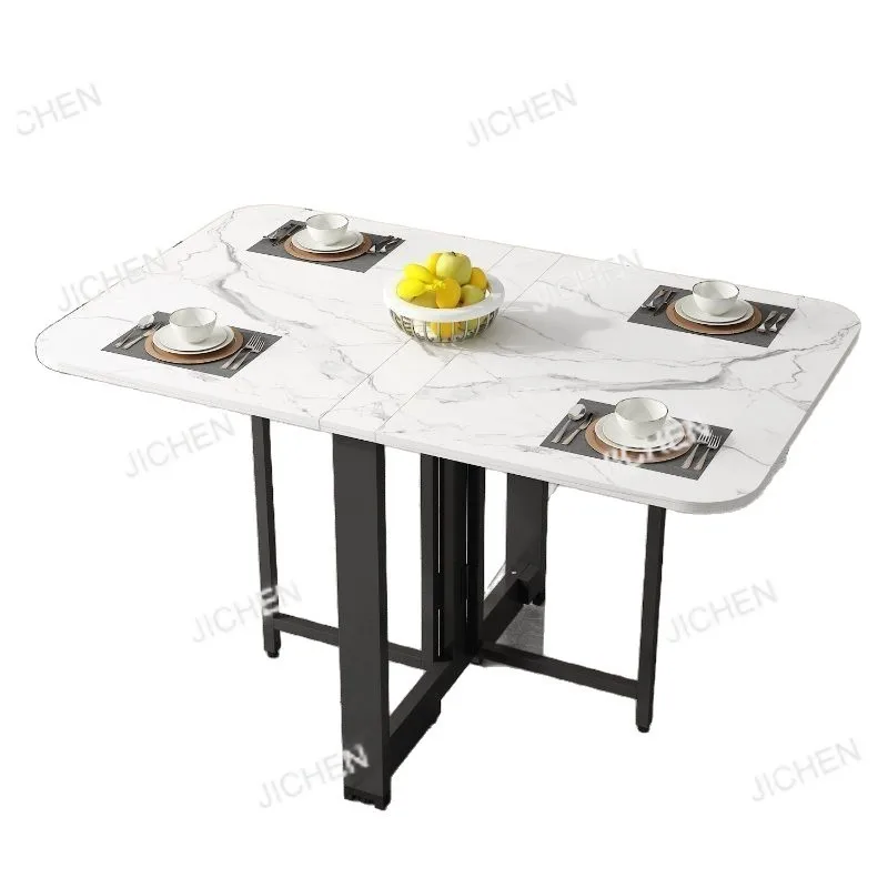 

Neu бытовой небольшой квартирный многофункциональный обеденный стол прямоугольный обеденный стол простой передвижной настенный складной стол