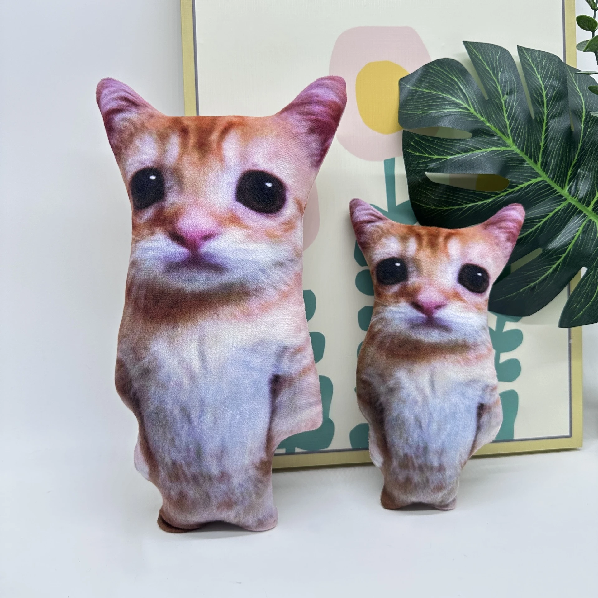 Cute Simulated Cat Doll Plush Toy Stuffed Soft Animal Plush Kitten Pillow Kids Girls Birthday Gift Pet Toys Best Christmas Gift