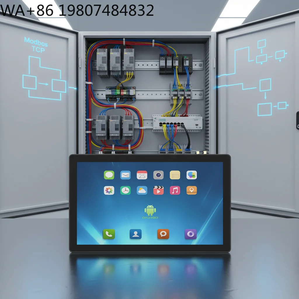 10/12 Inch Industrial HMI Touch Panel PC RS232 RS485 GPIO Multi-port Modbus TCP CAN Bus Smart Home Automation Gateway