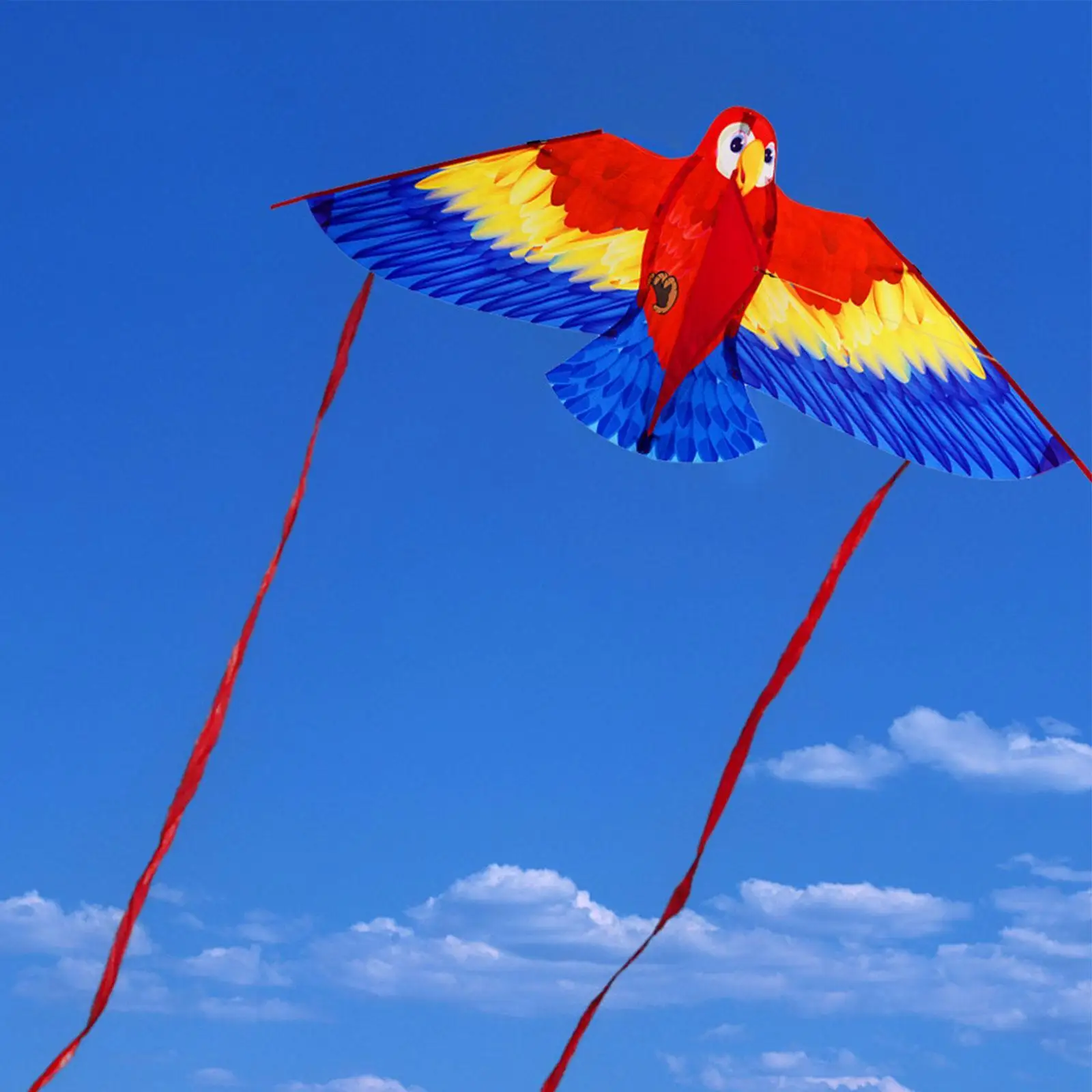 Professional Parrot Kite for Beach Park Easy to Fly Lightweight Animal Kite with 50m String Outdoor Game Kids Gift Family