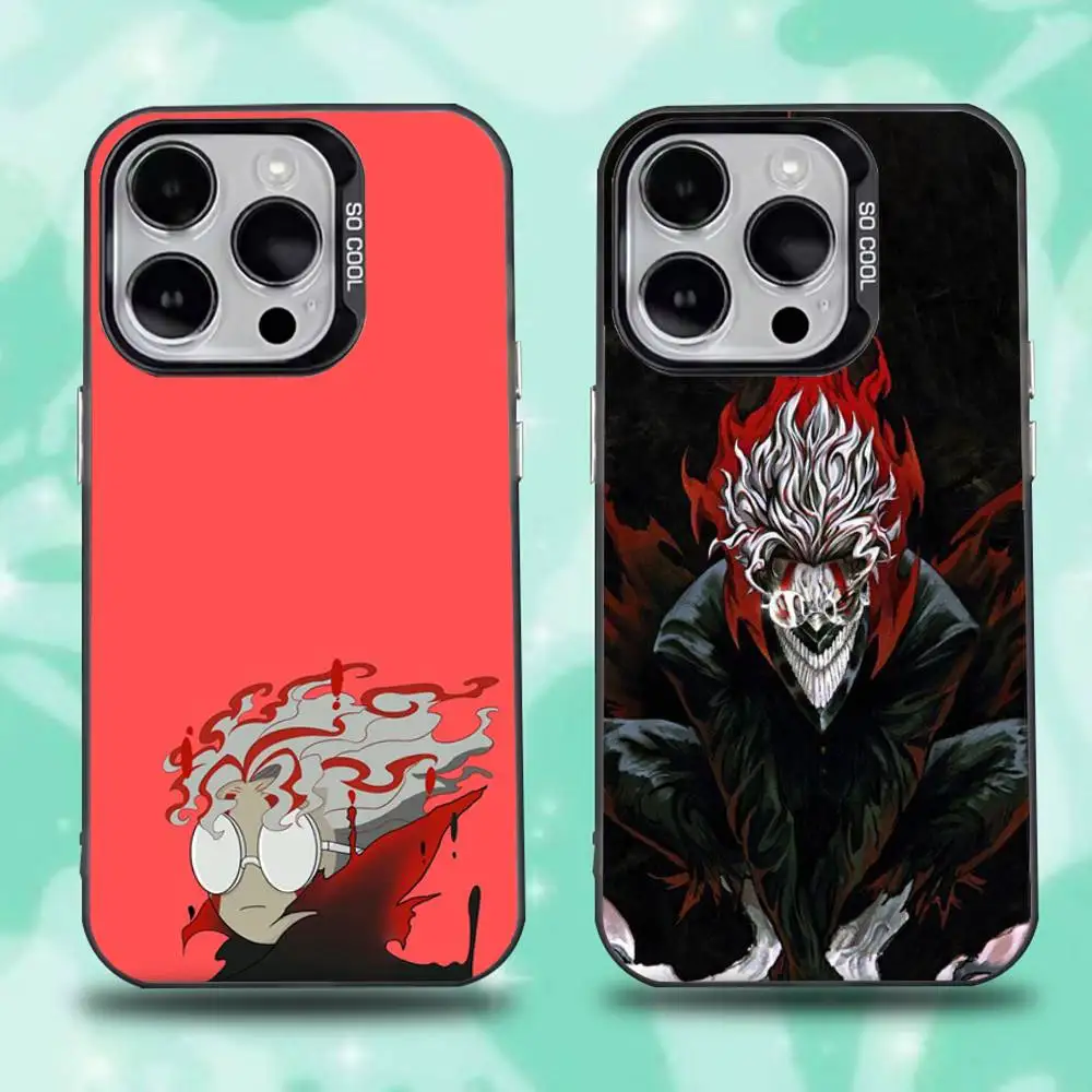 

Anime Dandadan Ken Takakura Phone Case For iPhone 16,15,14,13,12,11,Mini,Pro,E,SE4,XS,MAX Black Candy Matte Cover