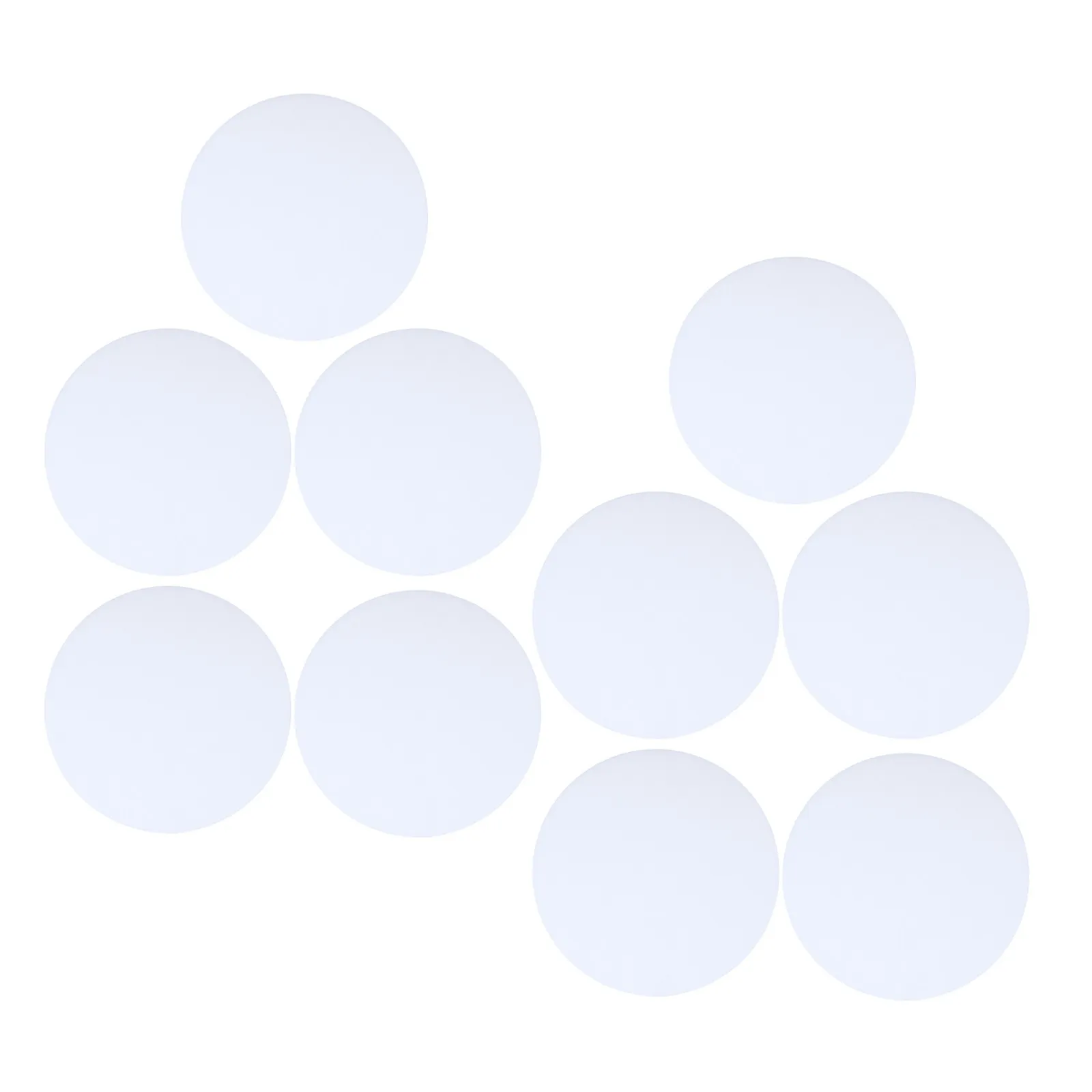 10Pcs Round Ceiling Light Diffuser Covers Anti-Glare Lamp Shade Plastic Replacement DIY Shield for LED Downlight Light Fixture