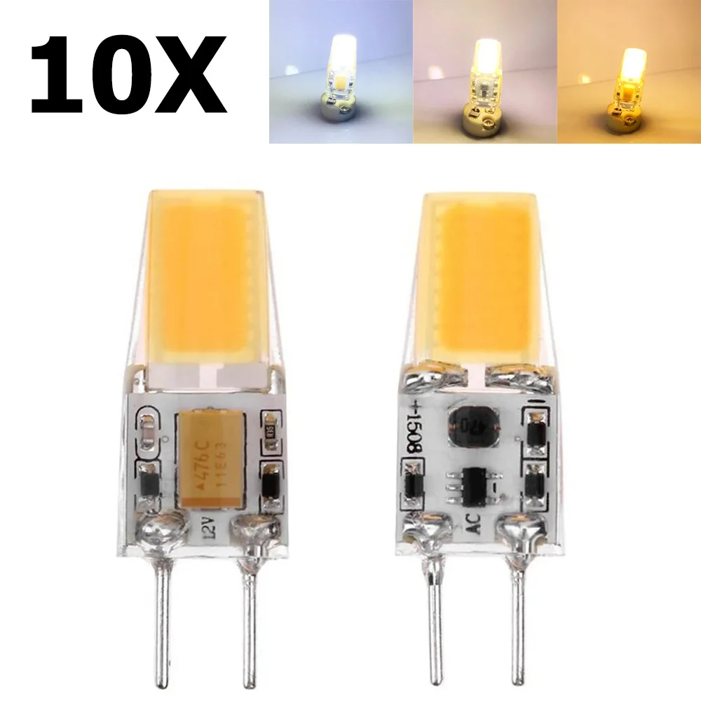 

10X GY6.35 LED Silicone Lamp 5W replacement Chandelier decoration Spotlight Pendant 12volt Saving Light White Bulbs Bulb Home