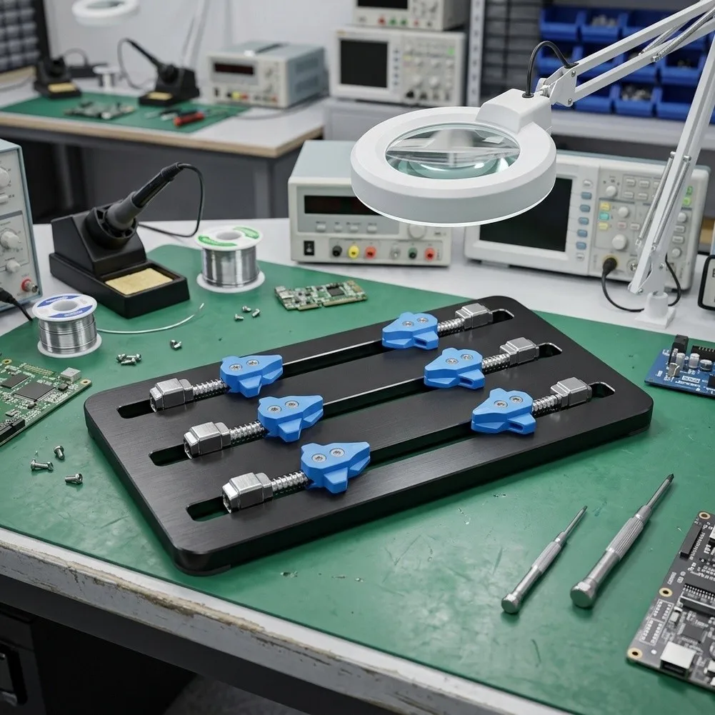for T33Pro Multi-function Soldering Fixture Clamp for Motherboard PCB Board Repair Workstation Metal Construction