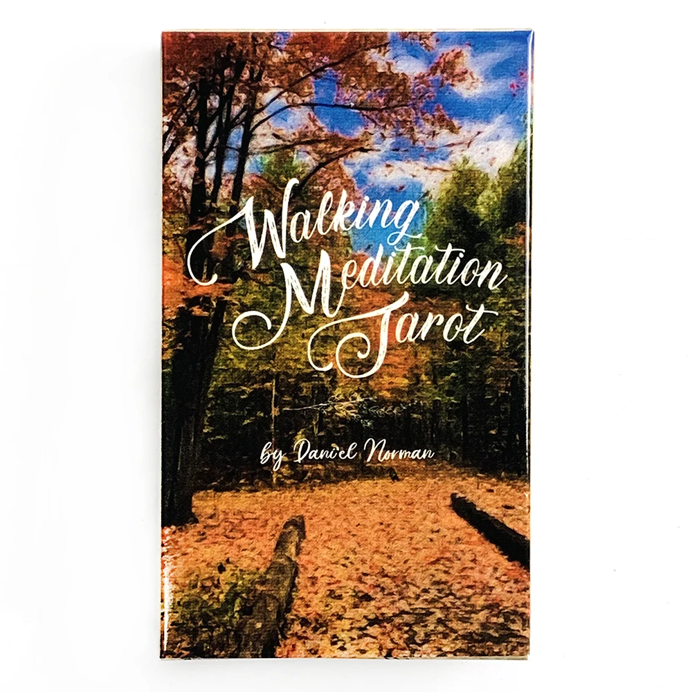 Jeu de tarot de méditation en marche, 78 cartes, cartes de tarot sur la nature de la forêt, divination, méditation, guidance spirituelle, cadeau pour les amateurs de tarot