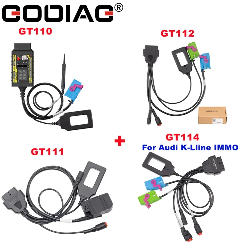 GODIAG GT110 GT111 GT112 GT114 VAG IMMO Prog Test Platform for VW/Skoda /Seat /Audi Dashboard IMMO Key Matching Test Cable