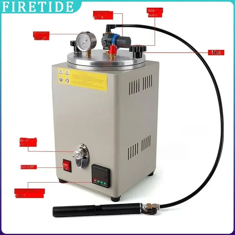 350W Jewelry Wax Injector Machine Professional Wax Injection Tool for Wax Mold Making Gold Silver Jewellery Casting Workshop