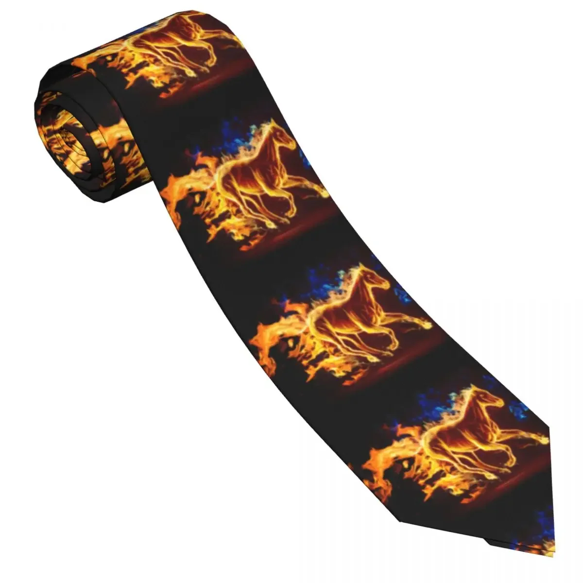 Running Horse 3D Neckties Fashion Neck Ties for Men Accessories Gravatas Gift