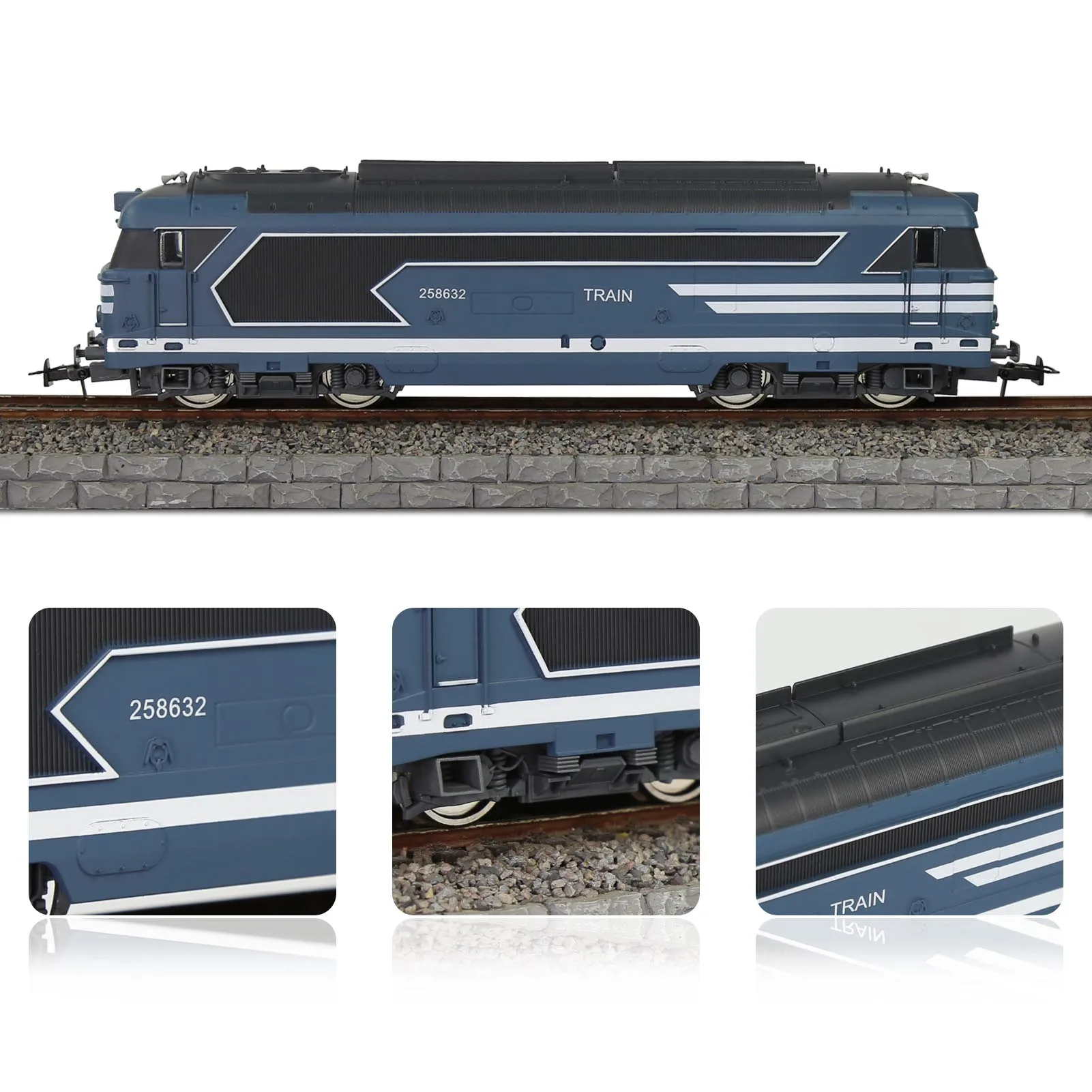 Evemodel HO Scale 1:87 Model Railway Locomotives for Model Trains EU Style HCT8702B