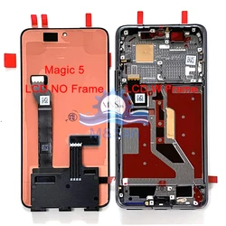 Original OLED For Huawei Honor Magic4 LCD Magic 4 Pro Display Screen Touch Panel Digitizer For Honor Magic5 Magic 5 Pro Frame