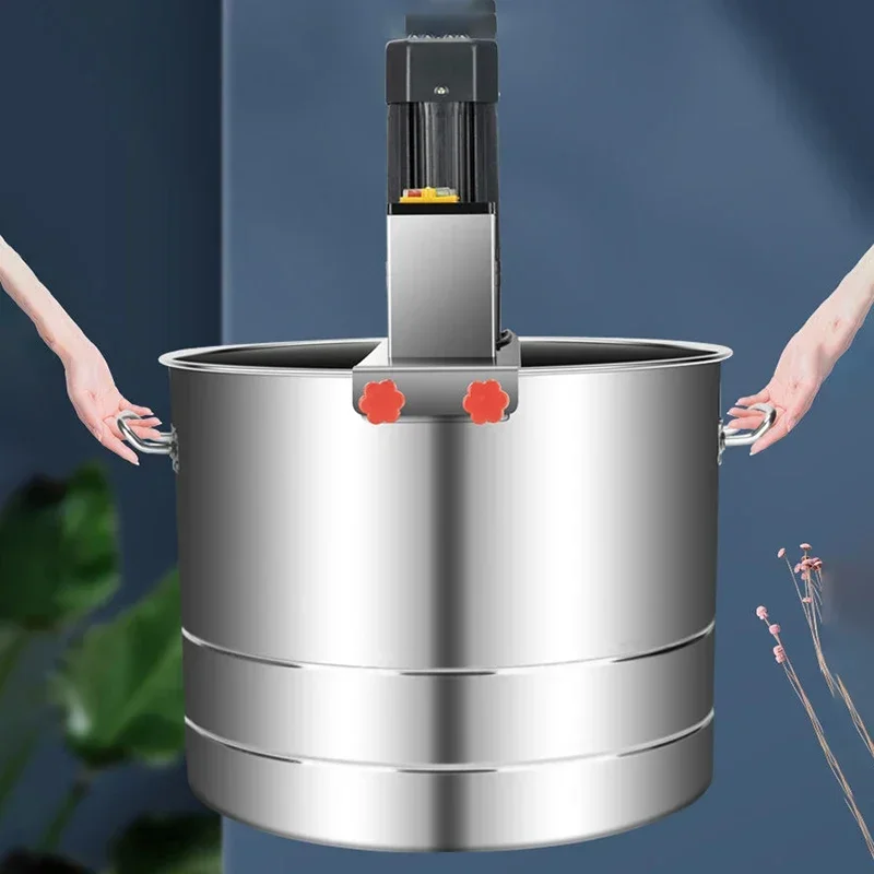 المنزلية 220 فولت خلاط العجين الكهربائية التجارية 8/10/25 كجم التلقائي عجّان المنزلية الصامتة الفولاذ المقاوم للصدأ آلة حشو