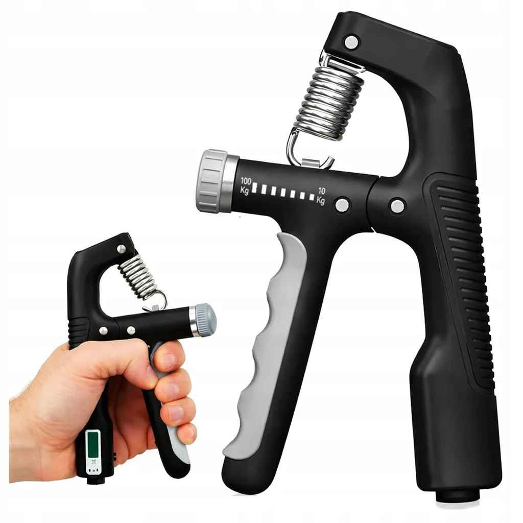 Handpersmachine met verstelbare weerstand (10-100 kg) voor fitness
