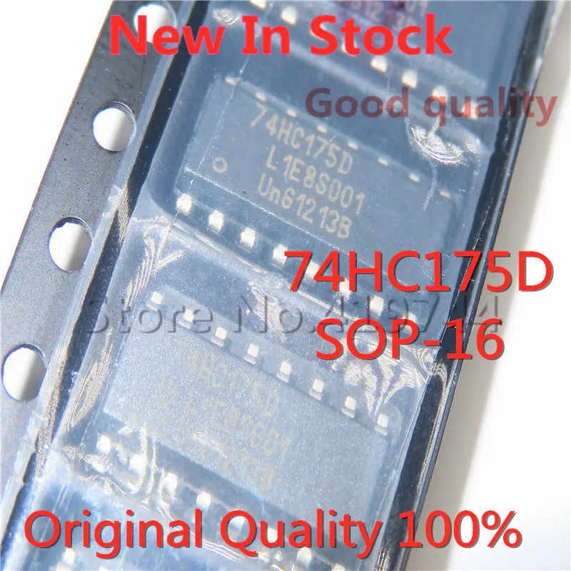 10PCS/LOT 74HC175D 74HC175 SMD SOP-16 Four D type trigger In Stock NEW original IC