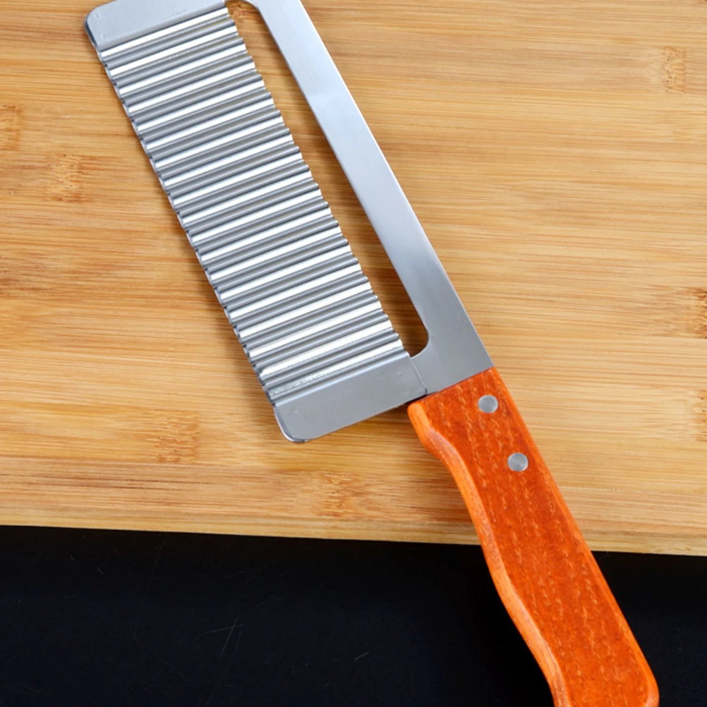 

Safe And Durable Stainless Steel Wave Potato Slicer For Cutting Vegetables Onion Apple Carrot Kitchen Gadget