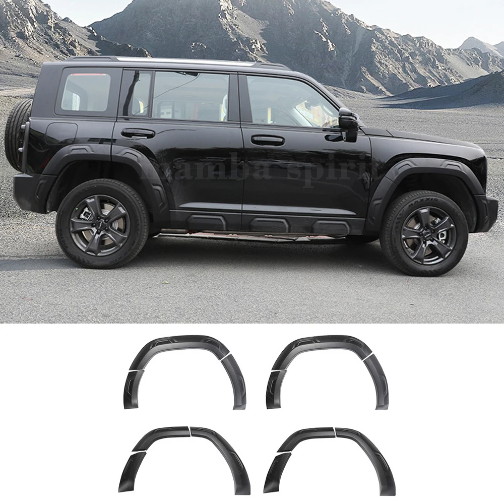 For GWM Haval Raptor 2023 2024 Car Wheel Eyebrow Widened Cross-country Widened Wheel Arc Side Surrounded Fender Accessories