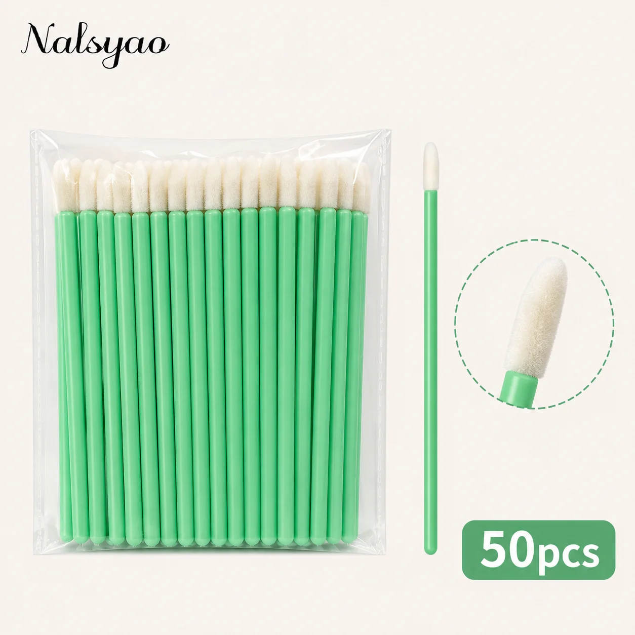 50/500PCS Disposable Lip Brush Eyelash Extension Lash Extension Mascara Applicator Lipstick Wands Cosmetic Tools Makeup Brushes view 6