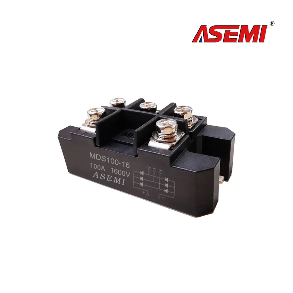 

MDS100-16 Rectifier Module 100A 1600V Three Phase Bridge Thyristor Module for Industrial Power Supply Inverter Welder