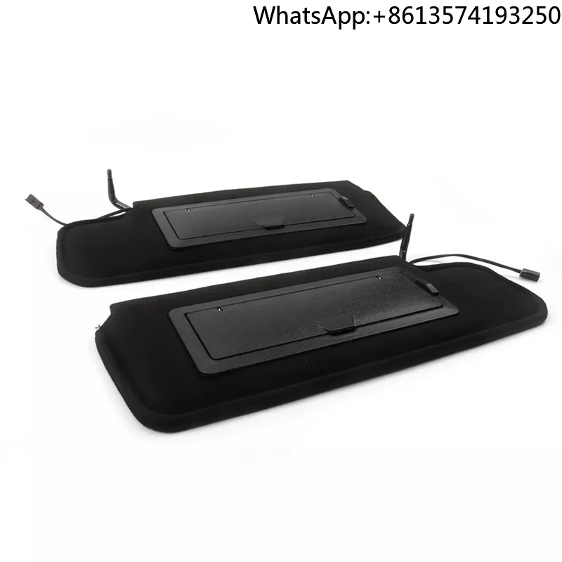 

1Pair Car Sun Visors Shades W/LED Light 12459827 14081826 For Corvette C4 1984-1996 Sunvisors Vanity Mirror