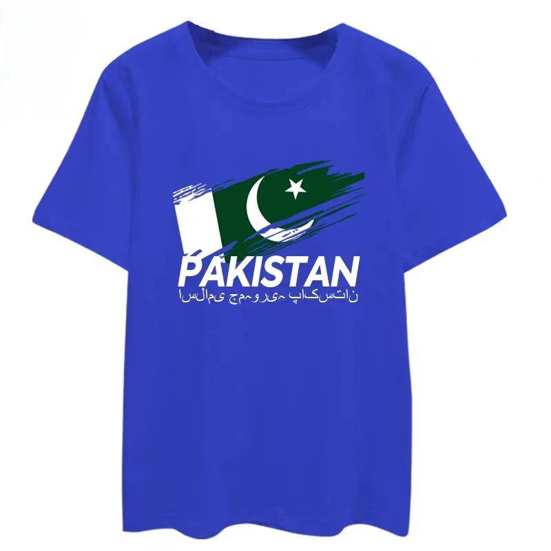 Short-sleeved T-shirt Commemorating The Friendship Between China and Pakistan with The Emblem of The Pakistani Military