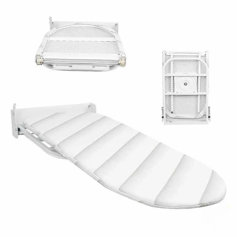Wall-mounted Rotating Ironing Board with Heat-resistant Cover for Dorms, Apartments, Small Spaces