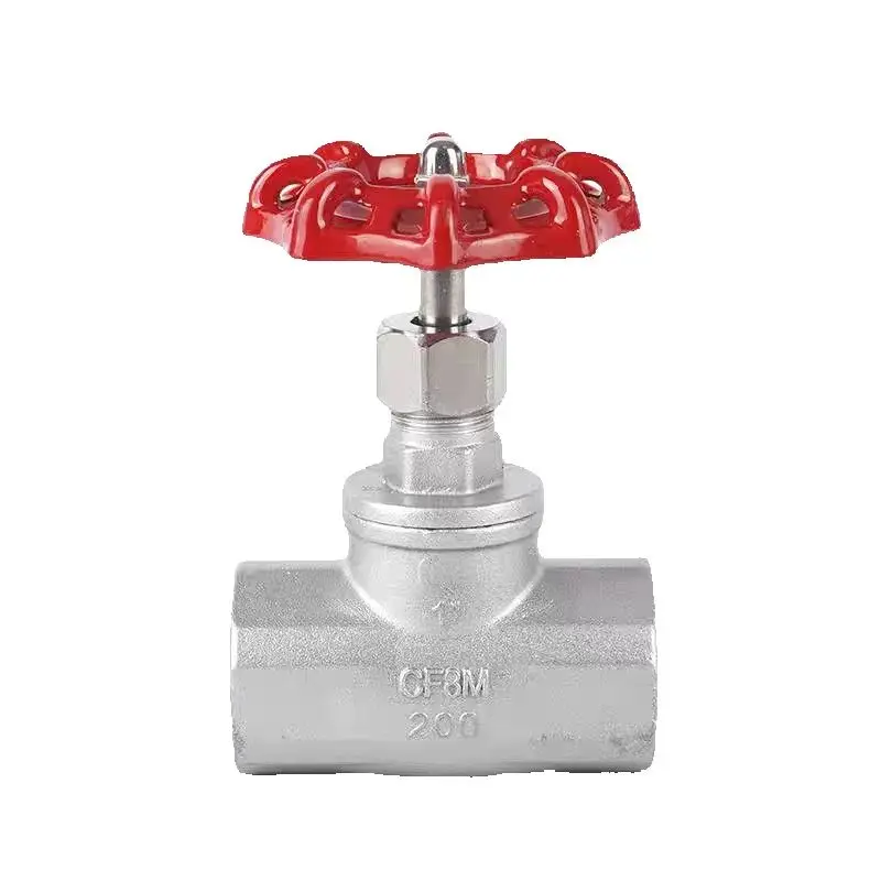 

1/2 "3/4" 1 "BSP шаровой клапан из нержавеющей стали с внутренней резьбой 304, высокотемпературный игольчатый клапан для воды, трубопровод, шаровой клапан, утолщенный