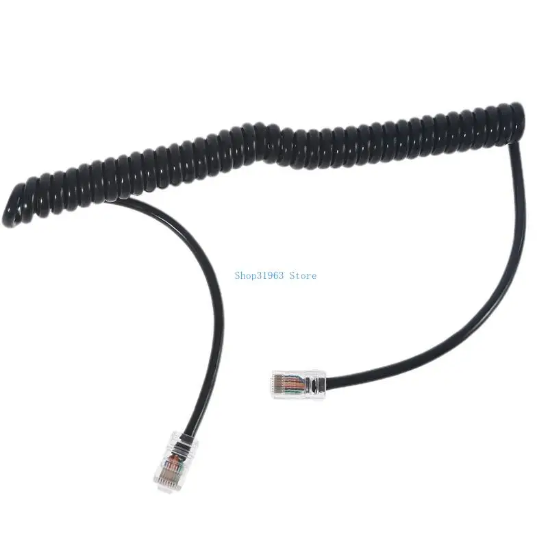 L4MA RJ-45 8 pin a 8pin Reemplazo cable micrófono cable para HM-151 IHM-151