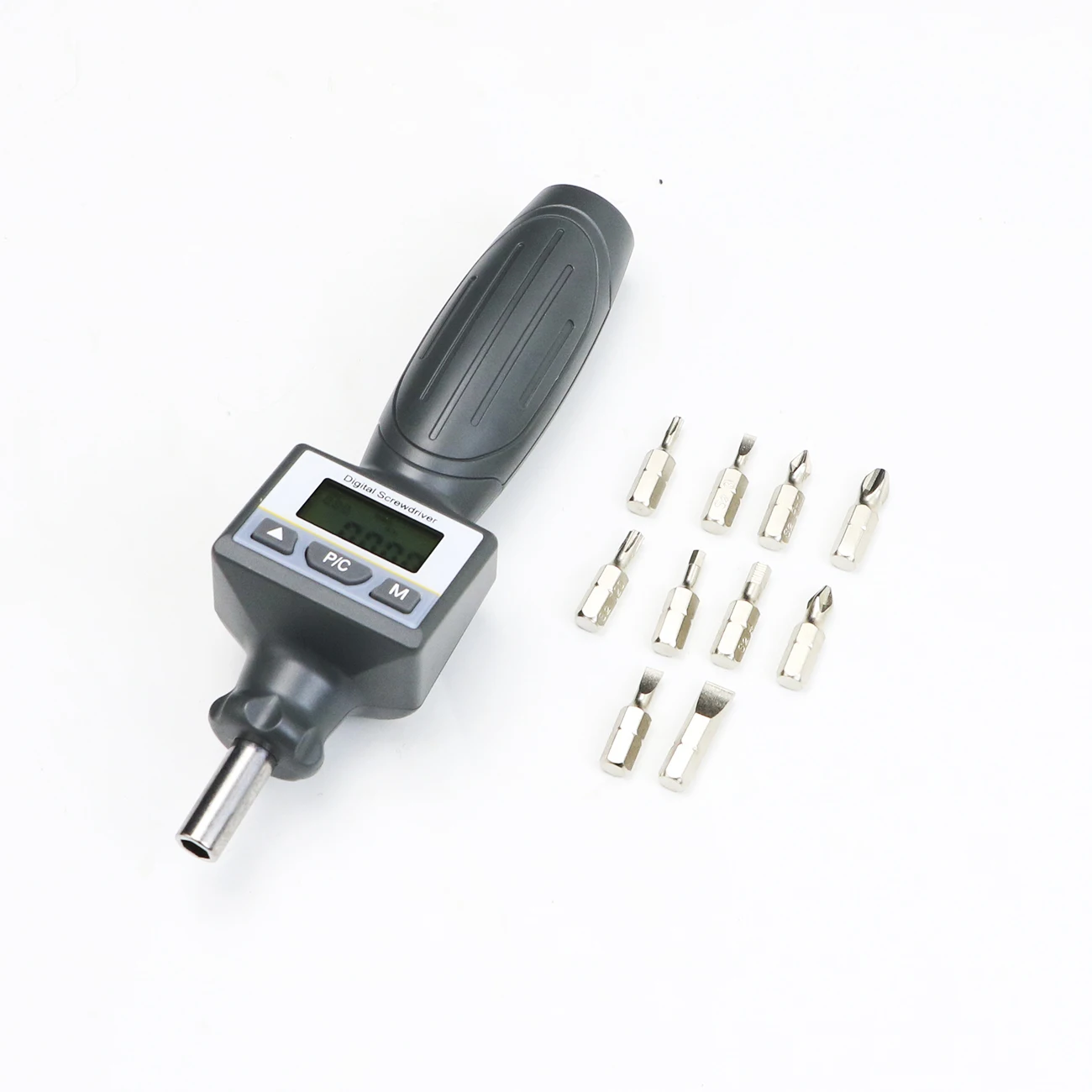 SHANHR LCD Display Digital Torque Screwdriver Preset Torque Driver Bicycle Vehicle Repair Kit with 10 Batch Head
