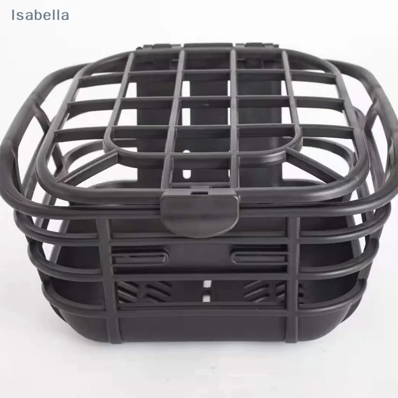 

♥ ♥ ♥ Корзина для электрического велосипеда, большая емкость, антиэкструзионная, универсальная пластиковая передняя корзина для велосипеда, съемная