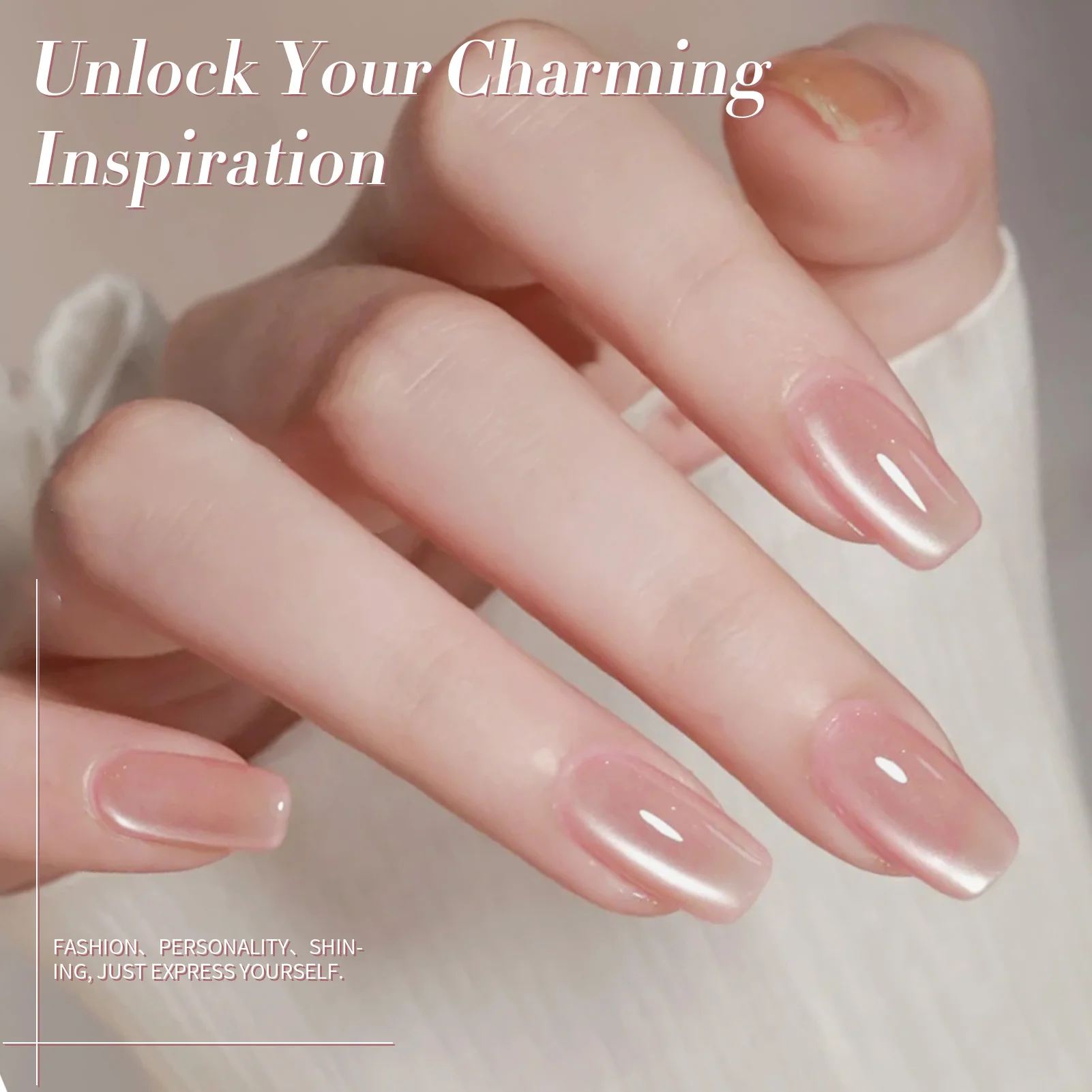 BORN PRETTY Moonlight Glitter Cat Smalto gel magnetico per unghie 4/6 bottiglie Perline di vetro Semi permanente Soak Off Kit set di vernici UV