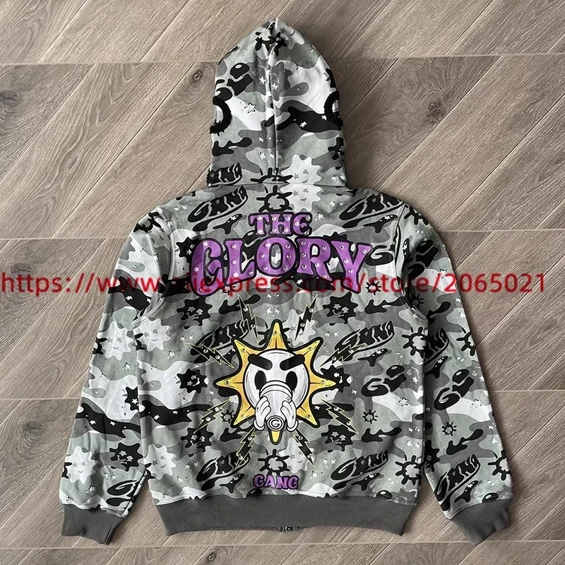 2025fw Glo Gang The Glory Full Zip Hoodie Men Women 1:1 High