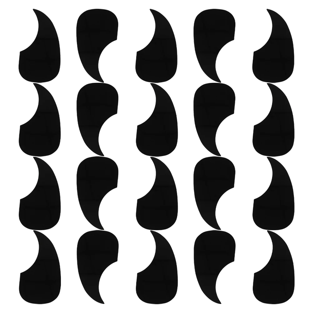 

20 Pcs Guitar Pickguard Black Electric Protector Acoustic Replacement Decal Applique