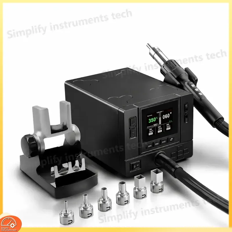 Hot Air Gun 1000W BGA Rework Station 220V 110V SMD SMT Soldering Iron Heat Gun Welding Repair Tool Desoldering Station