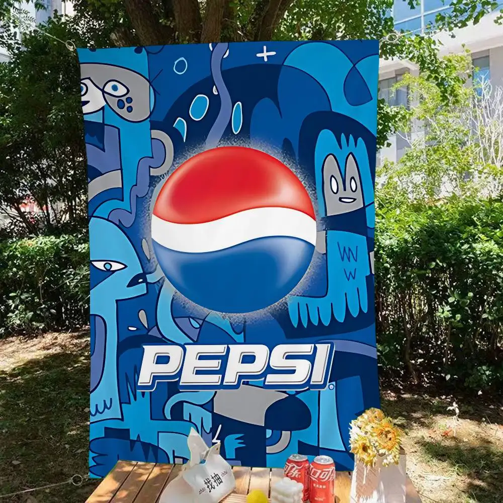 Drinks P-Pepsis DIY Flag For Family Group Photo Living Room Home Dorm Decor Wall Art Decor Banner