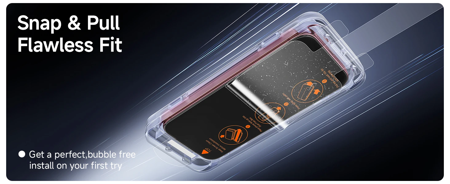 SmartDevil 3D Curves AR Displayschutzfolie für iPhone Duo 18 Pro Max Panzerglas für iPhone 18 Pro 17 HD Anti-Fingerabdruck – Detail 3