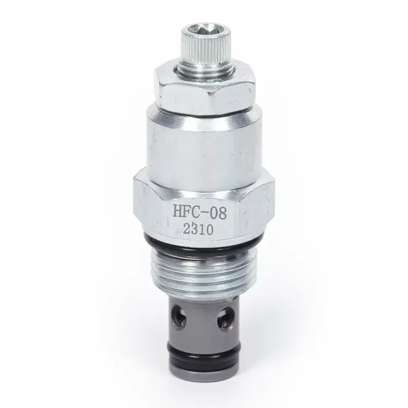 Pressure Compensation Flow Control Valve Hydraulic Regulating Valve HFC-08