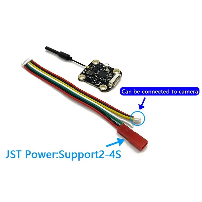 5.8G 1W VTX 48CH VTX Transmission Input Voltage 7-26V Transmission Power 0/100/200/400/1000mW IPEX4 Antenna