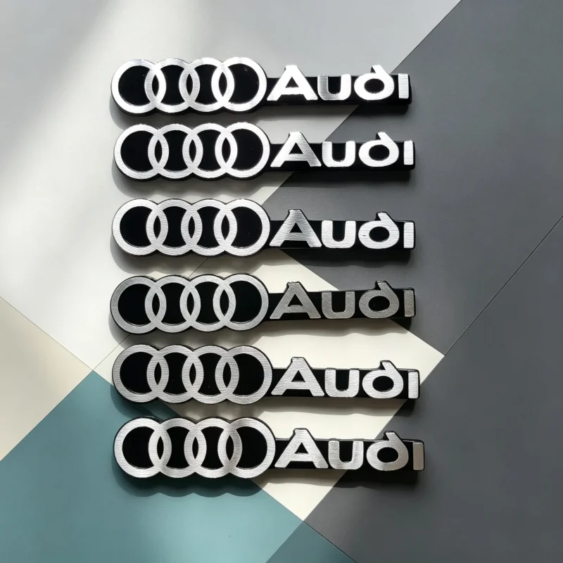 Car Hi-Fi Speaker Audio Speaker Badge Stereo Emblem Sticker for Audi A6 A4 Sline A3 A7 A5 Q3 Q5L S4 S5 S6 S7 S8 TT S3 RS6 RS5