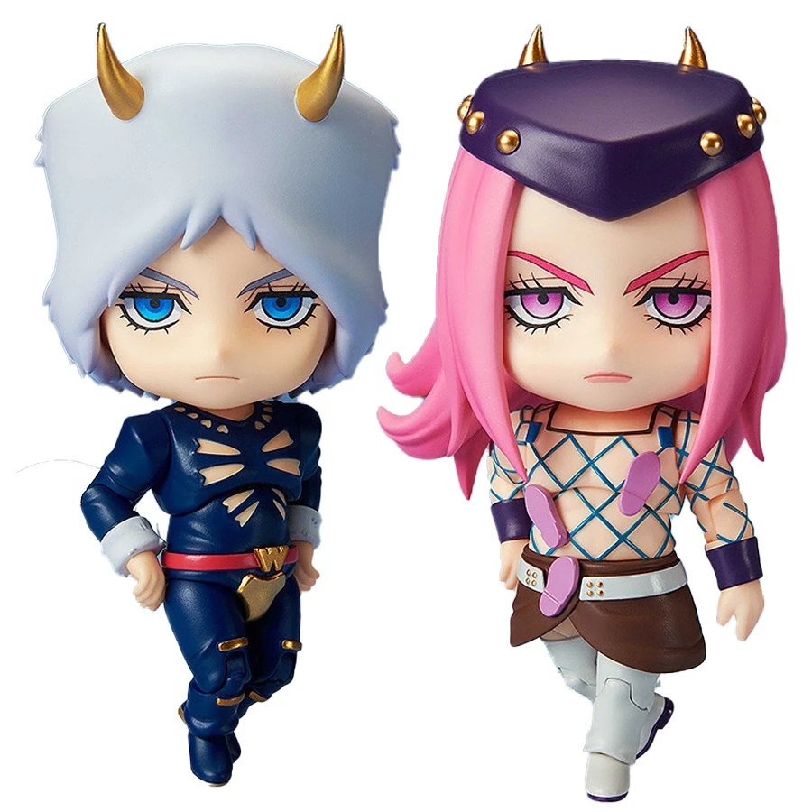 Figura anime Jojo no Kimyou na Bouken Stone Ocean da 10 cm # 2026 Narciso Anasui Action Figure 2027 Rapporto meteorologico Figurina Modello giocattolo