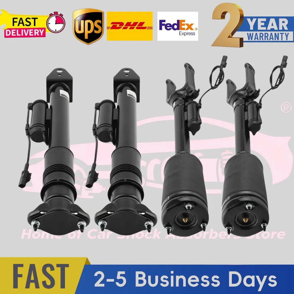 4× Front Rear Air Suspension Struts ADS For Mercedes ML GL-CLASS W164 ML320 ML350 ML450 ML500 ML550 GL320 350 450 550 2005-2012