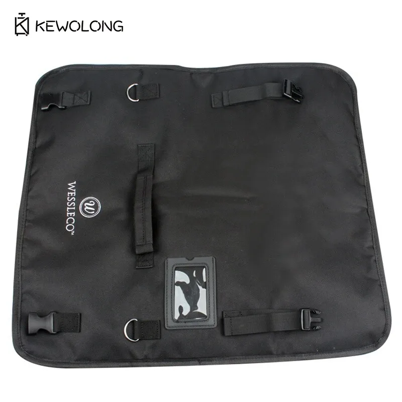 حقيبة سكين مقاومة للماء - حقيبة سكاكين الشيف مقاومة للقطع للطلاب، تخزين أدوات المائدة المحمولة مع مقصورات مبطنة