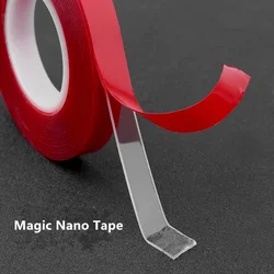 3 M Double Sided Adhesive Sticker Tape Nano Transparent Reusable Waterproof Strong Adhesive Tape Cleanable Car Protect Sticker