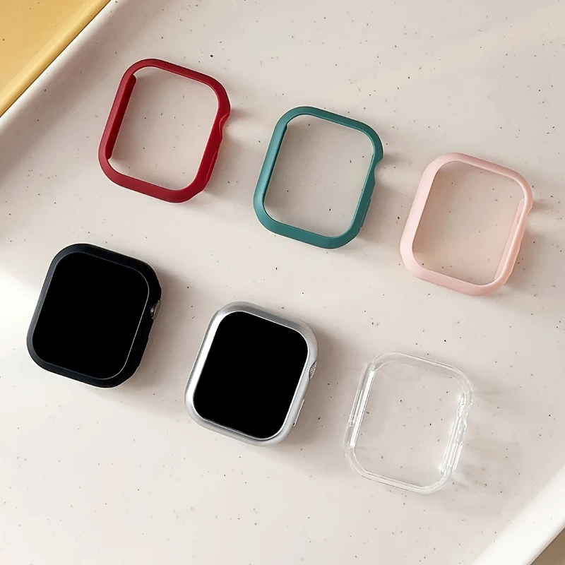 New PC Case For Apple Watch Series 12 11 10 42mm 46mm Matte Hard Cover 2026 Bumper Protector iWatch 7 8 9 41mm 45mm Accessories